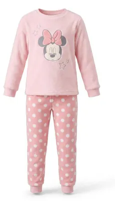 Produktbild von Disney Minnie Maus Kinder Mädchen Schlafanzug Pyjama Shirt Hose - 92/98, Rosa