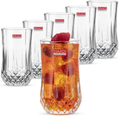 6 Trinkgläser 350 ml Kristallgläser spülmaschinenfest