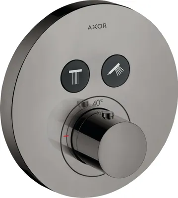 Image de hansgrohe AXOR Starck ShowerSelect Thermostat rond à encastrer pour 2 consommateurs, 36723330