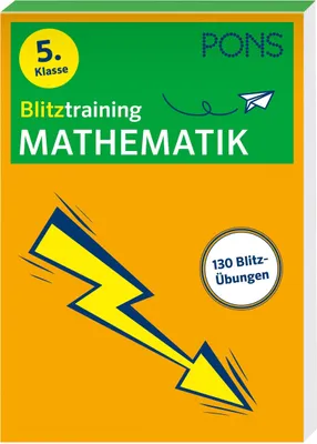 Produktbild von PONS Blitztraining Mathematik 5. Klasse