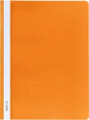 Produktbild von 10 Herlitz Schnellhefter / DIN A4 / PP / extra stabil / Farbe: orange