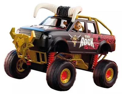 Produktbild von PLAYMOBIL Wwe The Rock Monster Truck Figur   Kinder  One Size