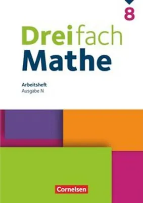 Produktbild von Dreifach Mathe 8. Schuljahr - Arbeitsheft mit Lösungen