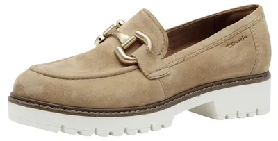Productafbeelding van Tamaris dames slippers, leer, bruin, maat 40 EU