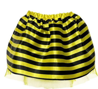 Produktbild von Oblique Unique Biene Tutu Tütü Damen Rock gelb schwarz als Kostüm Accessoire für Fasching Karneval Motto Party