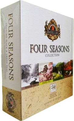 Produktbild von Basilur Tee Set Four Seasons 4 Teesorten 40 Teebeutel Schwarztee Grüntee