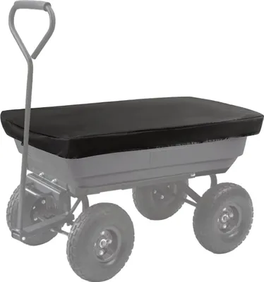 Produktbild von Gorilla Carts Schutzhaube | Robuste Regen- & Staubschutz-Abdeckung für Gartenwagen, faltbar & wetterfest, mit Kordelzug