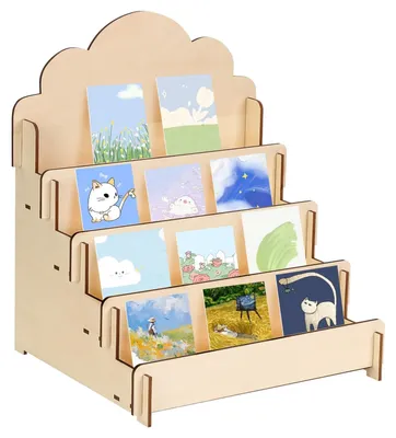 Immagine prodotto di Solidchoice - Espositore in legno per biglietti di auguri e foto