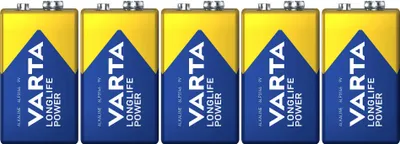 Produktbild von VARTA Batterien E-Block Alkaline 9V LONGLIFE Power 6LP3146 für Rauchmelder