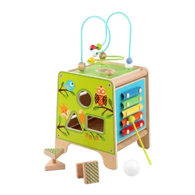 Produktbild von Lucy & Leo 187 Holzmotorwürfel 5in1 mit Xylophon