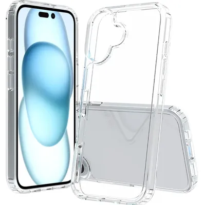 Produktbild von Mobigear Crystal – Transparente Schutzhülle für iPhone 16, Hartschale, Rückseite – Transparent