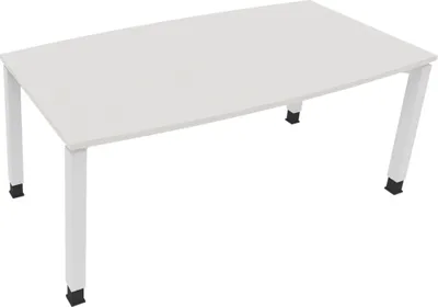Produktbild von Bespr.ti. Tonneau Vierfuß Quadrat B1800xT800/900xH680-820 ws/Weiß