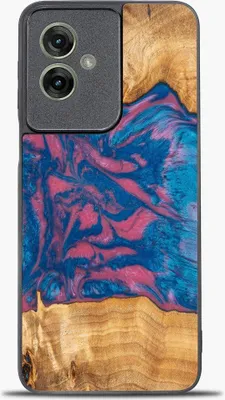Produktbild von Holzhülle für Motorola Moto G55 5G, Bewood Unique Neons Vegas