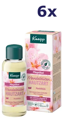 Produktbild von 6x Kneipp badolie 100ml amandelbloesem gevoelige huid