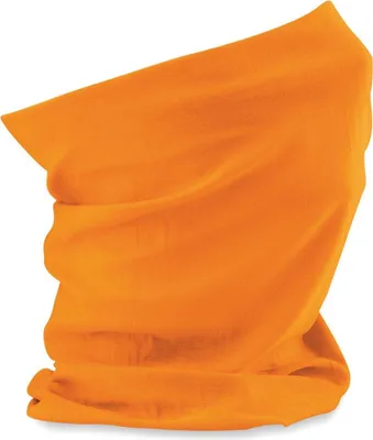 Obrázek produktu pro Oranžový vějíř na krk nebo šátek - Vějíř v oranžové barvě - Maska na obličej