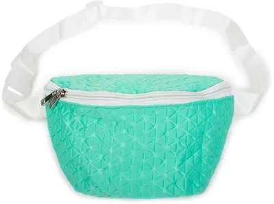 Produktbild von styleBREAKER Damen Bauchtasche geometrisches Muster geprägte Optik, Reißverschluss, Gürteltasche, Hüfttasche 02012253