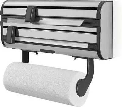Produktbild von Küchenpapierhalter 3-Rollen Schnittkanten Schneidegerät