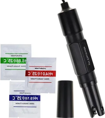Obrázek produktu pro Vysoce přesná pH elektroda - 200 cm - Vyměnitelná - Rozměry