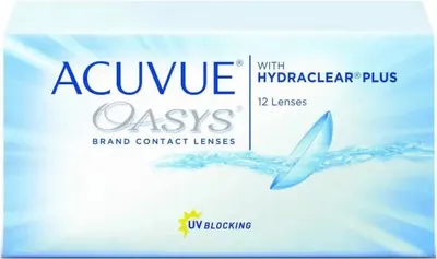 Obrázek produktu pro Acuvue Oasys 14-Tageslinsen 12 Stk, Denně, 12 kusů, 1,4 cm, 8,4 mm, Senofilcon A, -2,5 mm