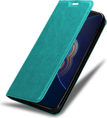 Image de Cadorabo Housse pour Asus ZenFone 8 FLIP Housse turquoise Housse pour portable Etui Case Cover Fermeture magnétique