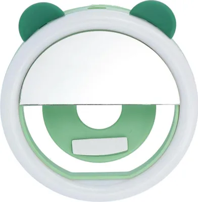 Image de Anneau lumineux LED pour selfie sur téléphone portable RK12 ours vert