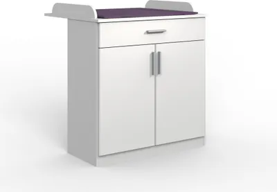 Produktbild von Wickelkommode Kiel Babyzimmer weiß