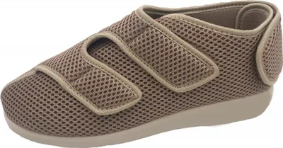 Produktbild von OrtoMed Damen Klettschuhe Beige Verbandschuhe, Größe 39