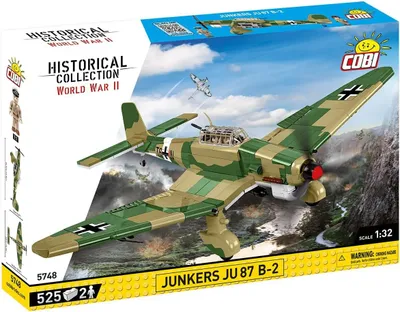 Image de Cobi Historical Collection World War II 5748 Junkers Ju-87 G/D Tank Bu 5748