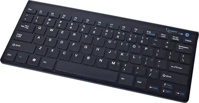 Produktbild von Gembird KB-BT-001, QWERTZ, Deutsch, Schwarz, Kabellos, Bluetooth, 3.0+HS