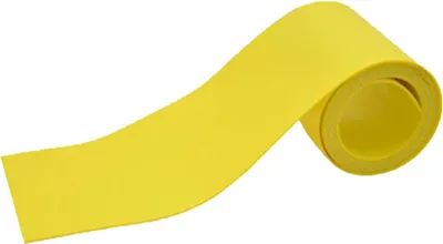 Produktbild von 5 x 100 cm PVC-Reparaturflicken, verdickt, wasserdicht, einfach zu verwenden für aufblasbare Fischerboote, Wasserspielzeug, Gelb
