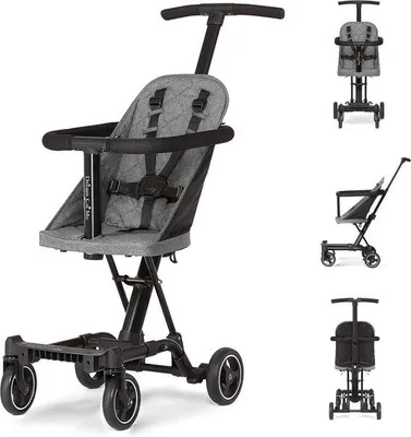 Produktbild von Famanu Kinderwagen 2-in-1 in Grau – Kompakt und vielseitig