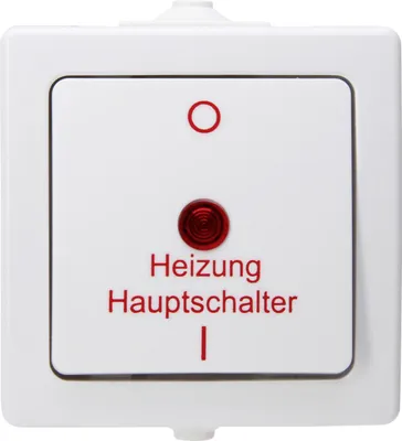 Produktbild von Kopp Feuchtraum Heizungshauptschalter Nautic, arktisweiß, 565302003
