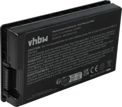 Produktbild von vhbw Akku kompatibel mit Asus A8000, A8G, A8Fm, A8000J, A8000F, A8E, A8Dc, A8, A8F, A8000Jc, A8000Ja, A8A, A8000Jm Notebook (4400 mAh, 11,1 V, Li-Ion)