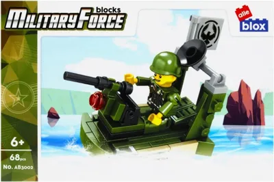 Produktbild von Militärfahrzeuge 64-68el Alleblox Powerboat 68el