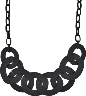 Produktbild von Steuer Modeschmuck Collierkette Metall 50 schwarz 445050012