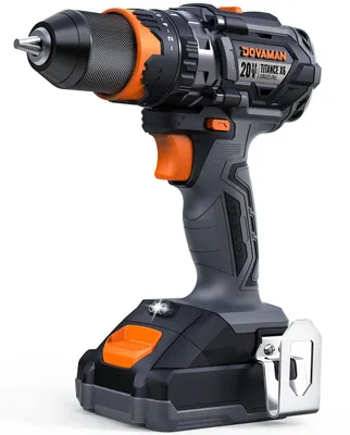 Produktbild von DOVAMAN 20V Akku-Schlagbohrschrauber, bürstenlos, 65 Nm, 2.0Ah Akku, 36000 BPM, 1/2" Metallfutter