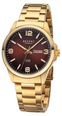 Produktbild von REGENT Herrenuhr F1530 Edelstahl Quarzwerk