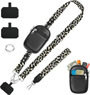 Produktbild von Handykette mit Tasche, verstellbarer Handy-Strap, multifunktional, für Damen