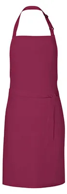 Image de Link Kitchen Wear - Tablier à bavette « Grill » LT3515 (taille unique) (bordeaux)
