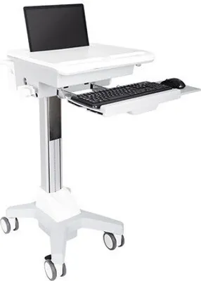 Zdjęcie produktu dla Multibrackets 0766, Karta multimedialna, Srebrny, Biały, Plastik, Silikon, Stal, Laptop, 7,5 kg, 24,6 cm (9.7")
