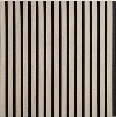 Produktbild von Homestyle4u Akustikpaneel Holz 60x60 cm Grau Wandpaneele Paneele Wohnzimmer Deckenpaneele Wandverkleidung