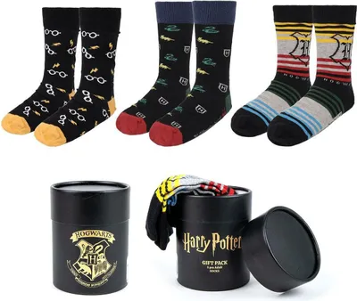 Zdjęcie produktu dla Harry Potter skarpetki 3-pak Hogwart 38-45