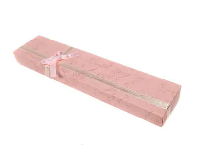 Produktbild von 10 stück Kettenetuis Schmucketuis Etuis mit Schleife (rosa)