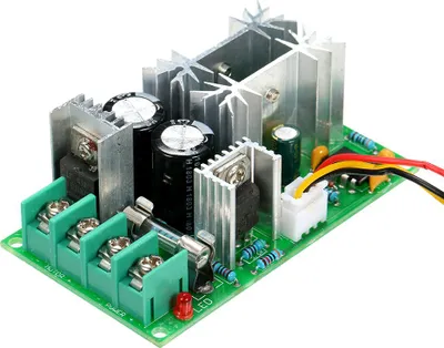 Zdjęcie produktu dla DC 12 V 24 V 36 V 48 V 20 A Regulator prędkości obrotowej silnika Regulator PWM 0 ~ 100 % regulowany