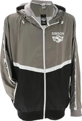 Produktbild von Windbreaker "SIMSON Suhl" - Grau/Schwarz, Größe: XL