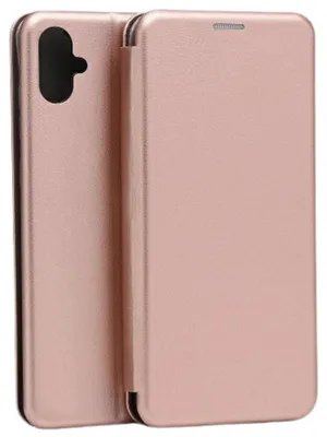 Productafbeelding van Pouzdro Beline Book Magnetisch Voor Samsung A05, Roze-Goud/Roze Goud