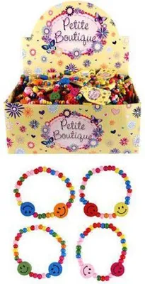 Produktbild von Holz Armband für Kinder Mädchen 144 Stück