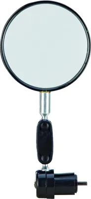 Obrázek produktu pro Zrcátko na kolo – nastavitelný úhel – černé – 80 mm