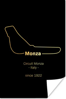 Produktbild von MuchoWow® Poster Monza - Formel 1 - Rennstrecke 60x90 cm - Wanddekoration