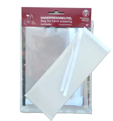 Produktbild von Handpressbeutel zum Auspressen und Entsaften von Beeren